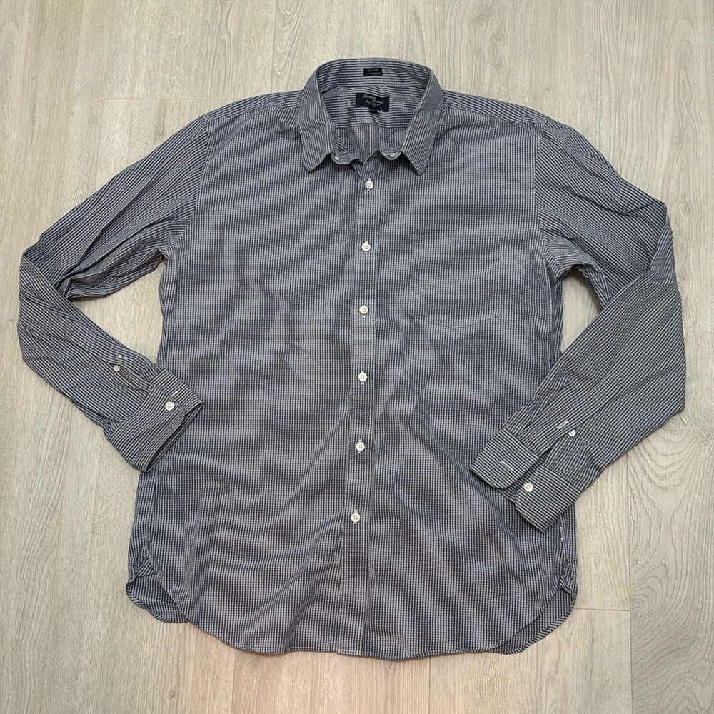 🔥BUNDLESALE Mens XL Thompson Shirtings by J Crew 100% cotton shirt